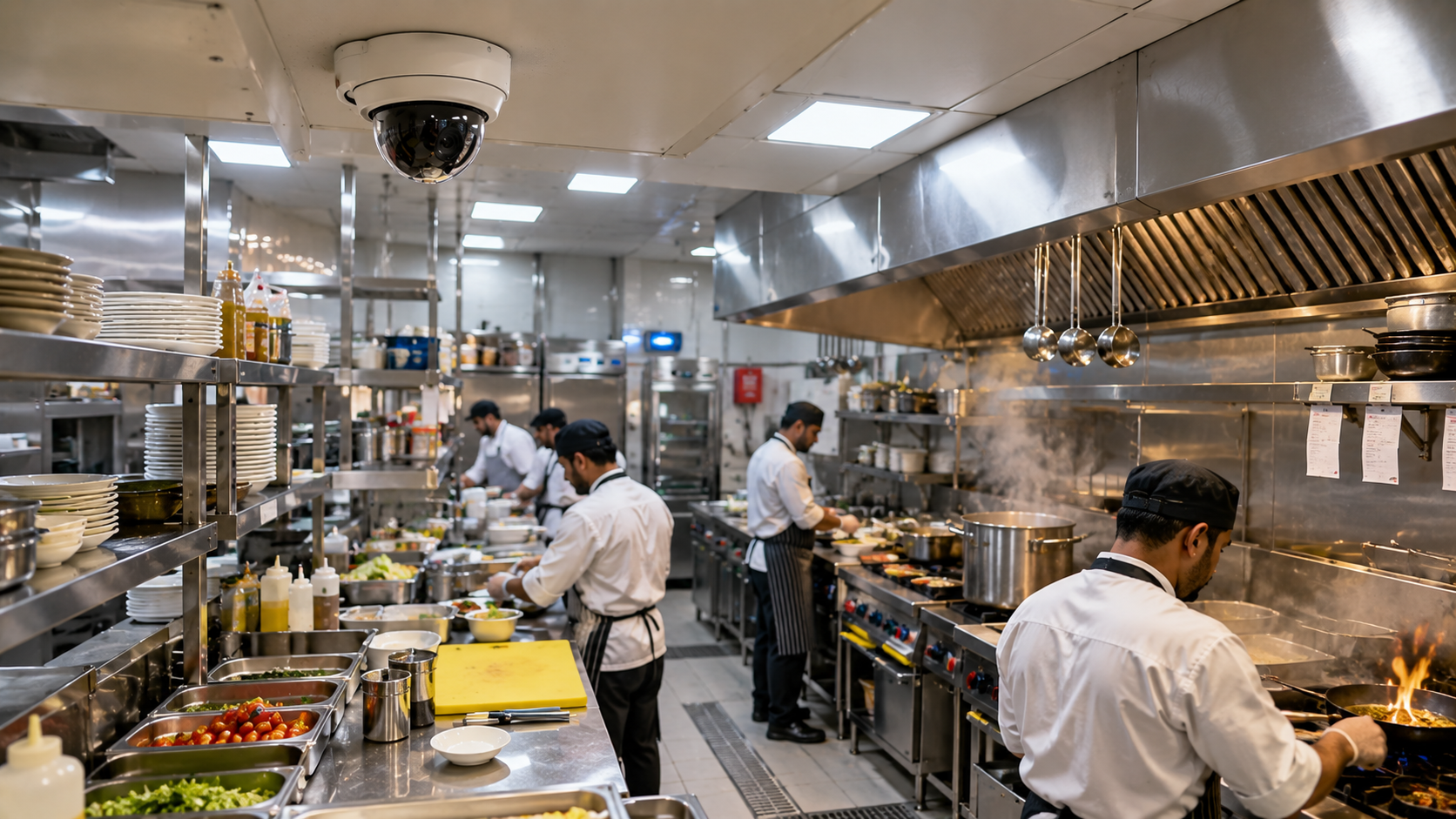 Restaurant CCTV Installation in Dubai